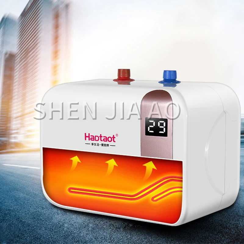 8L Kleine lagerung elektrische wasser heizung Haushalt schnell-heizung typ wasser heizung mechanische digital display Wasser heizung 220v
