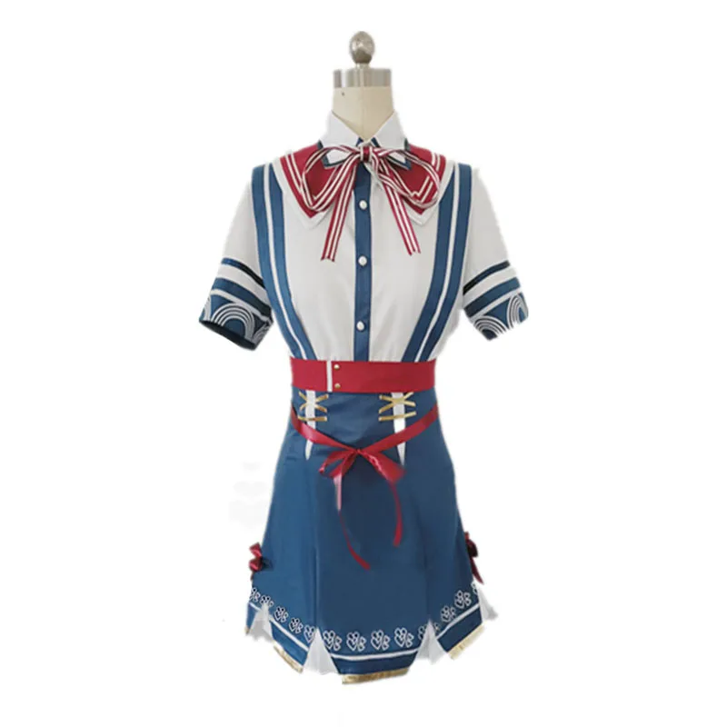 Akai Haato Idol Dress Uniform Outfit Customize Cosplay Costumes 110