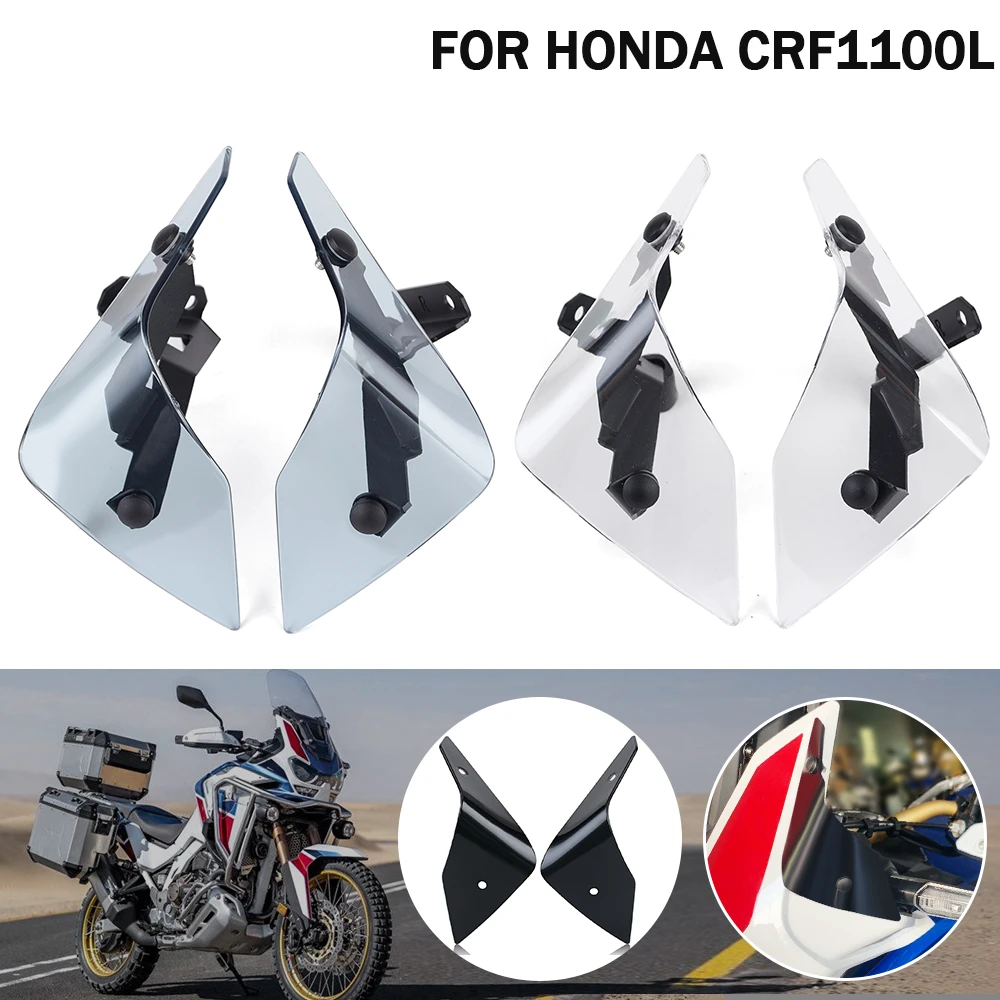 

Side Windshield Windscreen For Honda CRF 1100 L CRF1100L Africa Twin Adventure Sports 2020- 2023 Handshield Front Wind Deflector