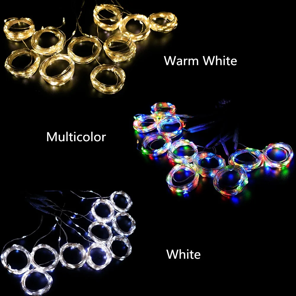 3M LED Curtain Fairy Lights String Garland Lamp USB Remote Control New Year Christmas Party Decoration for Home Bedroom Window