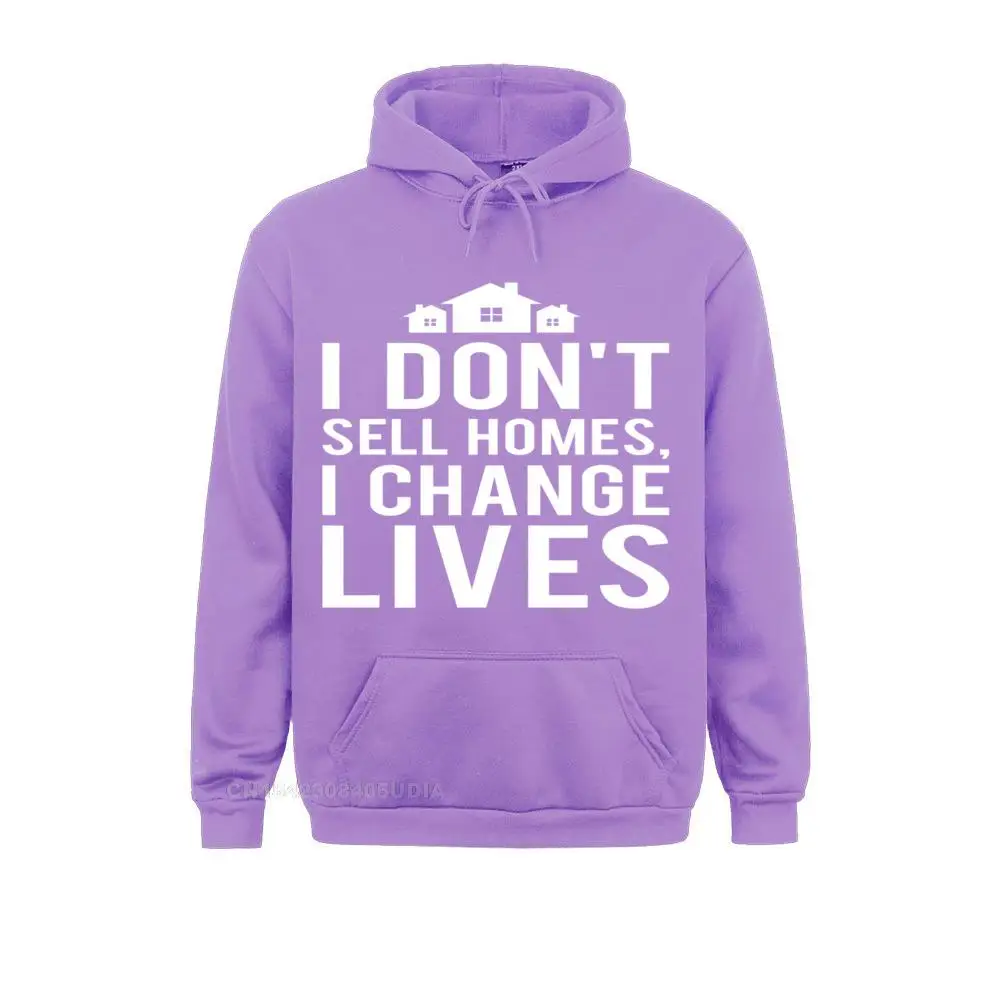 Real Estate Agent Hoodie I Don't Sell Homes I Change Lives Sweatshirts For Men Casual Father Day Hoodies Funky Sportswears