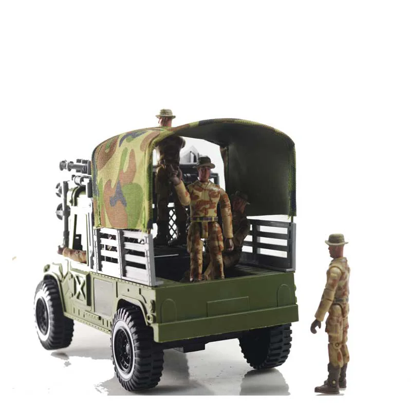 Soldat Militaire Troupe Electrolux Transporter Modèle pour 3.75 en effet Action Figure Scène Véhicule Affichage DIY Garçon Jouets En Stock, Échelle 1:18