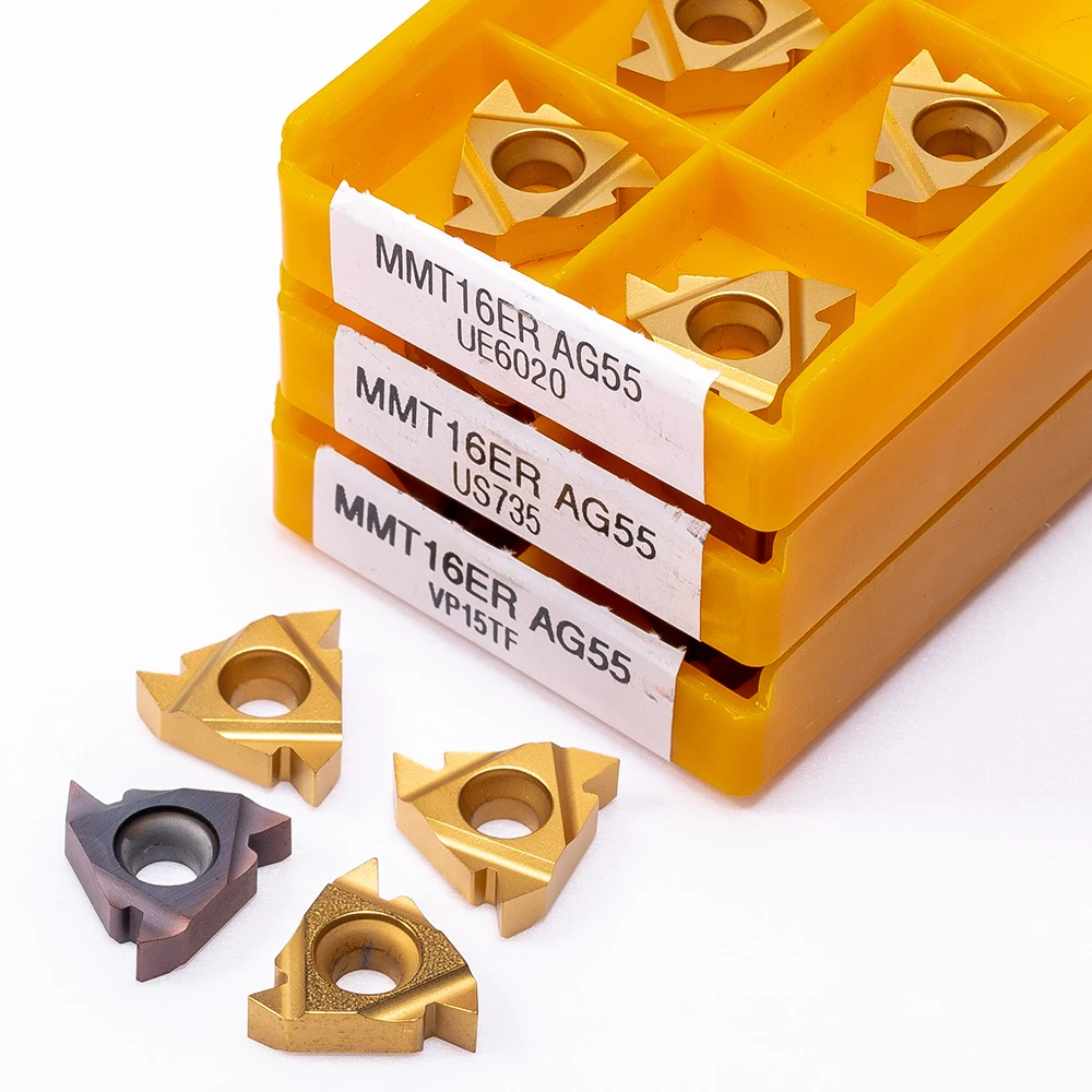MMT 16ER AG55 VP15TF UE6020 US735 inserti in metallo duro Tornitura Filettatura utensili da taglio Tornio fresa Strumenti di fresatura CNC strumento 16ERAG55