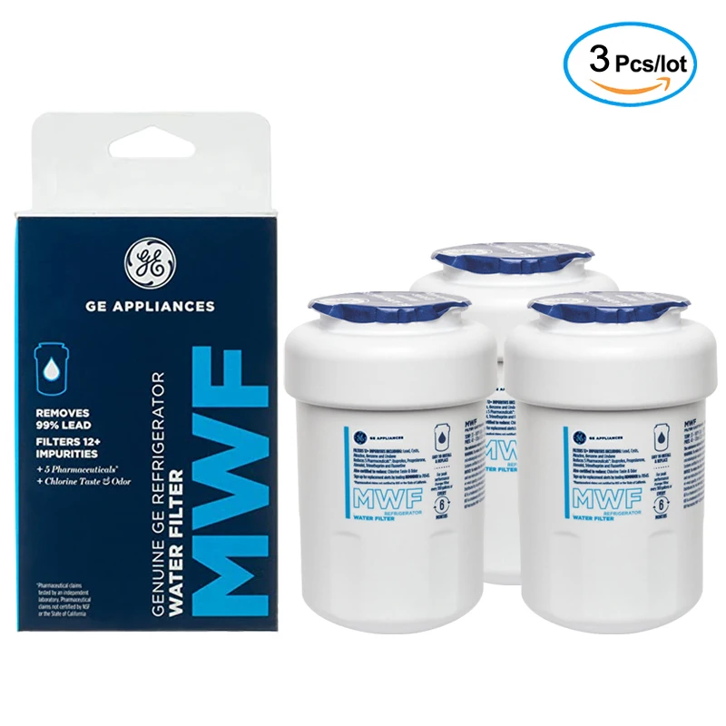 Replace general electric new MWF refrigerator water filter 3 packs