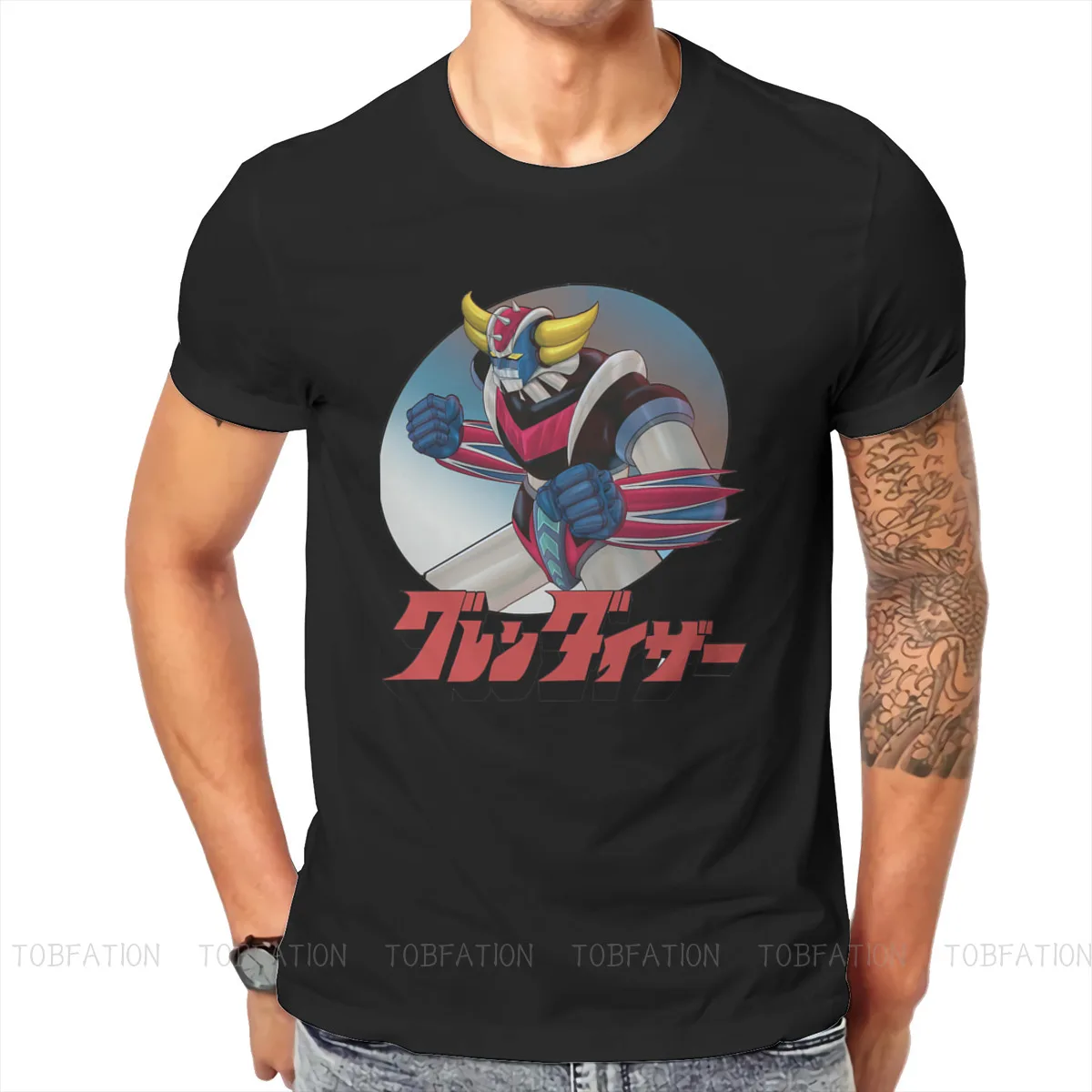 UFO Robot Goldrake Grendizer Anime Anime Classic T Shirt Classic Gothic High Quality Tshirt Oversized O-Neck Short Sleeve