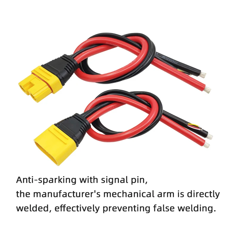 Amass AS150U Aew Anti-fire Belt Signal Needle Waterproof Ring Plug Short Wrap Rubber Silicone Wire Protective Line 35/55 cm Long