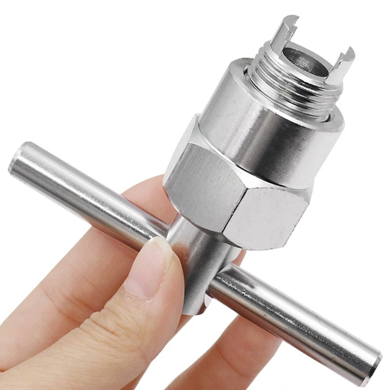 E5BE T-type Wrench Cartridge Puller Faucet Cartridge Tool Imperial Fitting for Office Home Moen 1200 1222 & 1225 Durable