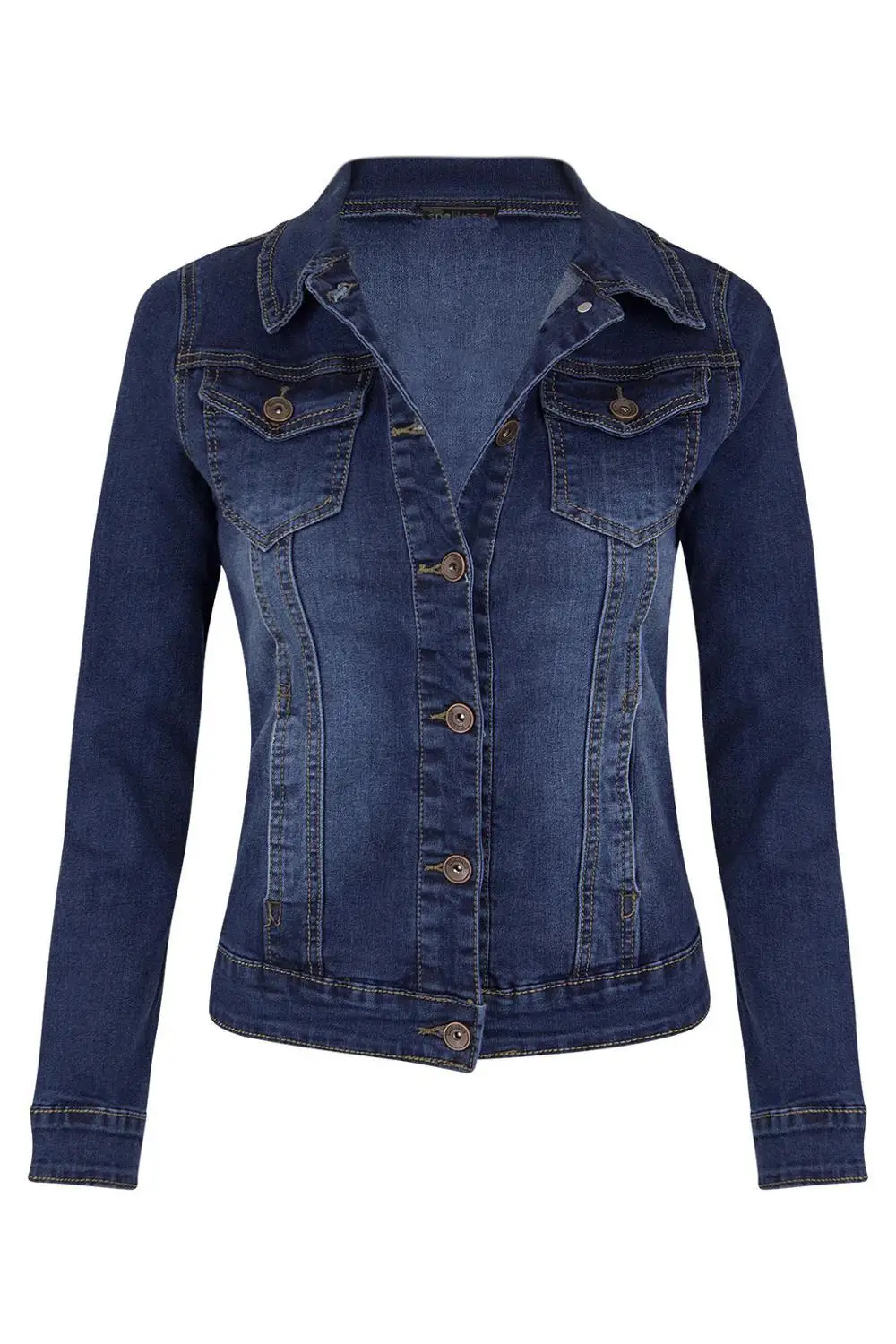 Veste en jean slim et extensible pour femme, manteau à manches longues, à la mode, vêtements de printemps et d'automne, Offre Spéciale, S-2XL, nouveauté