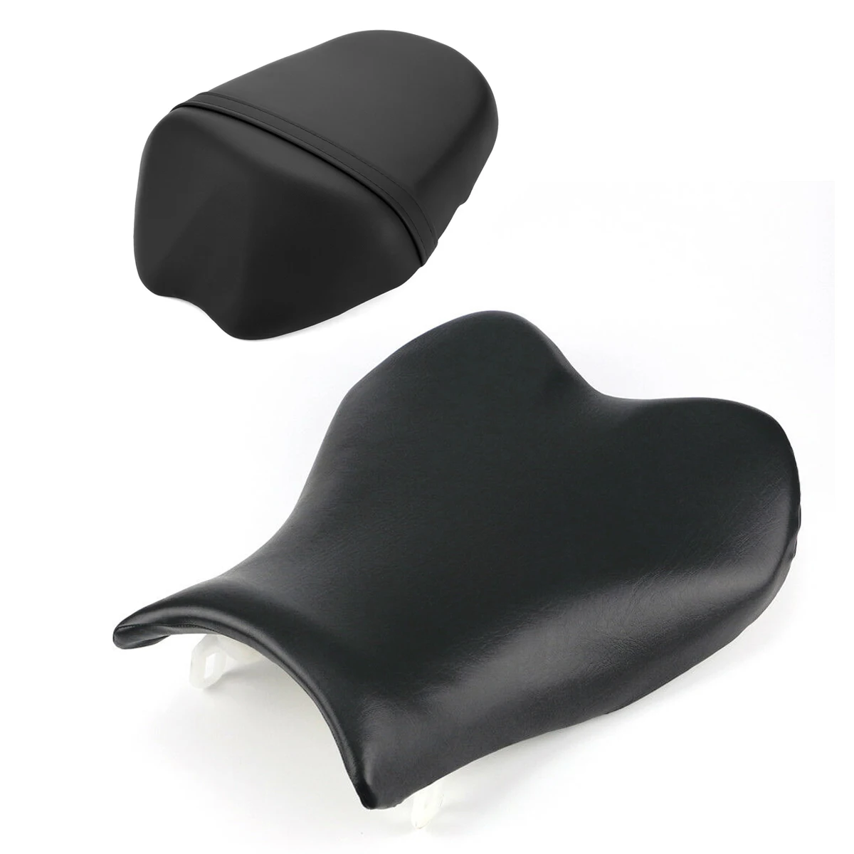 Black Front Rear Seat  Pillion Cushion Saddles For Suzuki GSX-R1000 2009-2016 K9