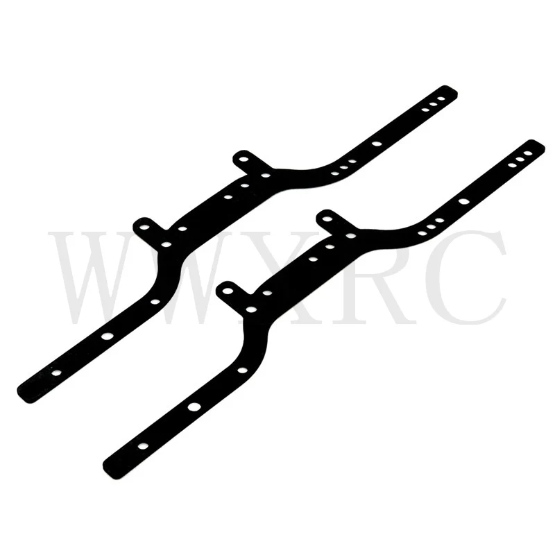 2PCS Metal Black Girder Side Frame Chassis for 1/16 WPL C14 C24 C24-1 1/12 MN D90 D91 FJ45 RC Crawler Upgrade Parts