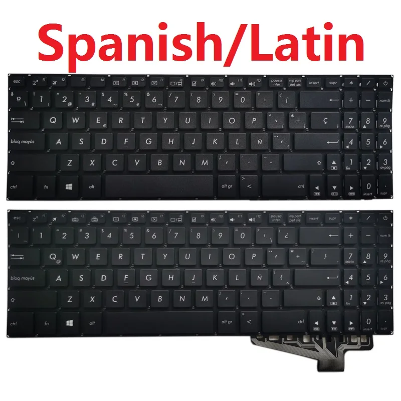 SP/Spanish/LA/Latin laptop keyboard For ASUS X570U X570UD X570Z X570ZD R570U R570UD R570Z R570ZD F570Z F570ZD F570U F570UD K570U