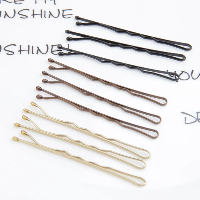 SWINATE Fashion Women Basic Waved U Shape Hairpins Gold Black Brown Bobby Pins Salon Hair Grips Invisible Hair Holder Quality