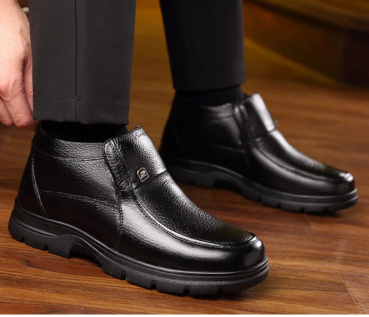 Men's Genuine Leather winter boots White Sheep Fur Boots Warm Casual Shoes Wool Blend winter Shoes zapatos de hombre - AliExpress 322 Men's Genuine Leather winter boots White Sheep Fur Boots Warm Casual Shoes Wool Blend winter Shoes zapatos de hombre - AliExpress 322