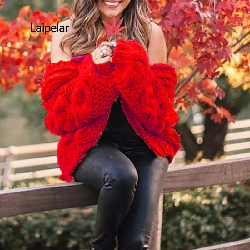 

Autumn WinterWomen Weater Cardigan Solid Hooded Sweater Coat Women Loose Knitting Coat 3XL Female Casual Knitwear