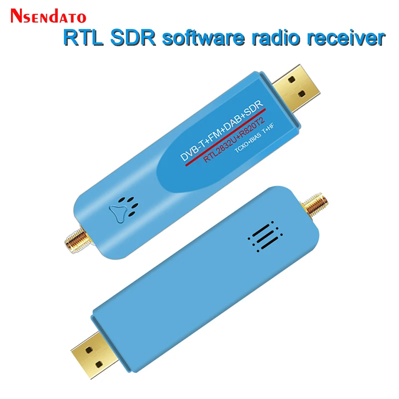 Digital USB 2,0 RTL SDR Smart DVB-T TV Stick SDR + DVB-T + DAB + FM RTL2832U R860 500KHz-1,7 GHz SDR TV sintonizador receptor con antena