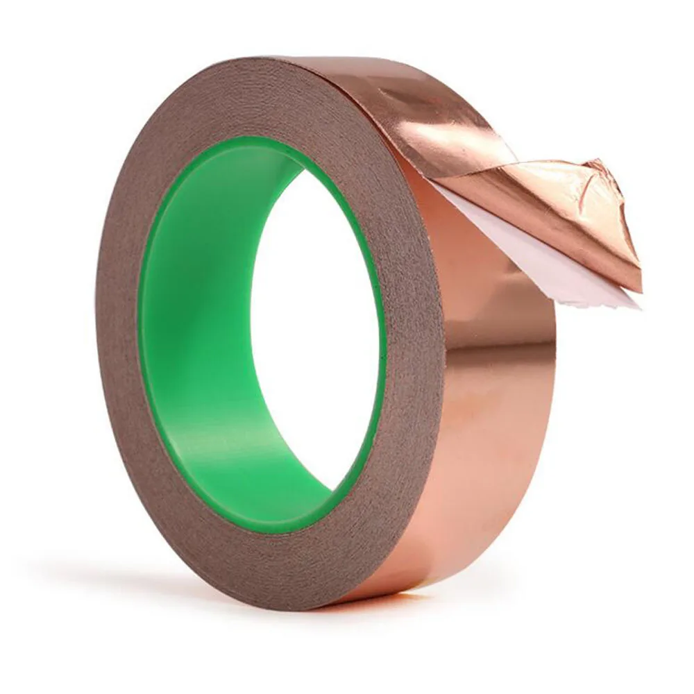 Double-sided Copper Foil Tape Pure Copper Double-sided Conductive Copper Foil Tape Conductive Tape Shielding Tape