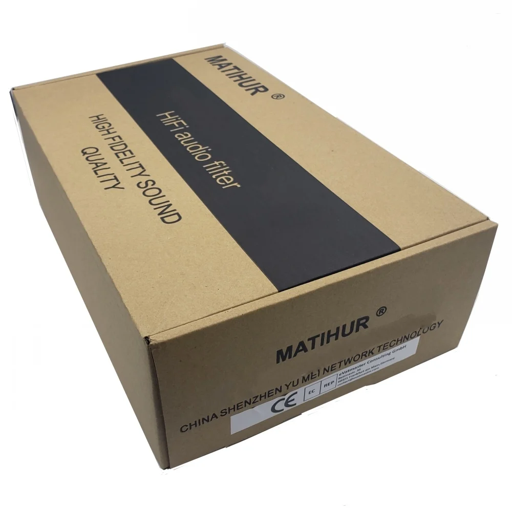 MATIHUR e-TP80 오디오 노이즈 AC 전원 필터, 파워 컨디셔너, 파워 청정기, 서지 보호, EU 콘센트 전원 스트립 포함