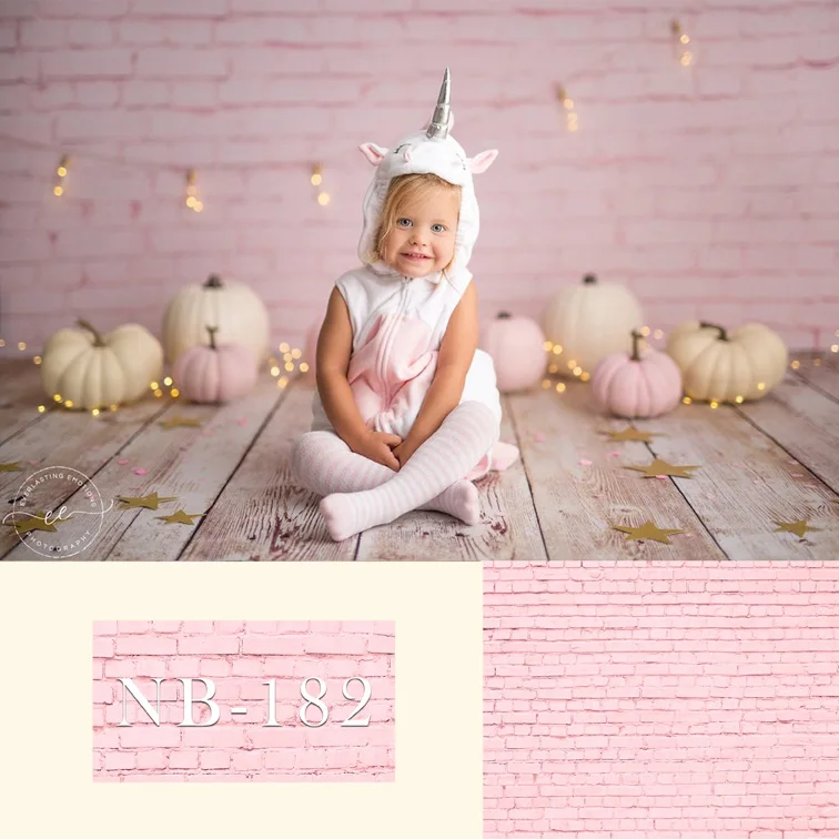 

Pink Brick Wall Vinyl Photography Background Newborn Birthday Decor Backdrop Children Photography Backdrops for Photo Studio