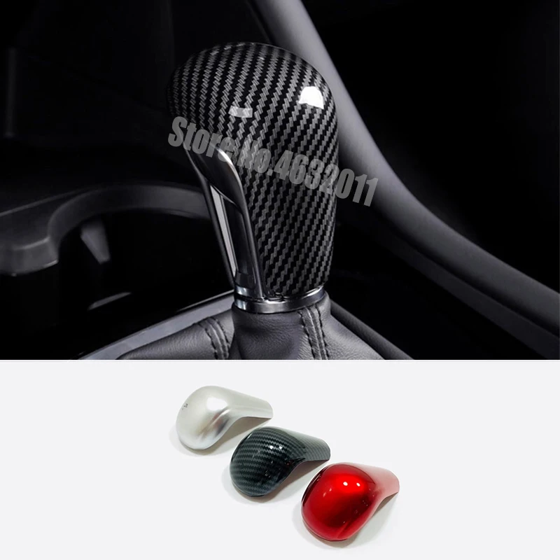 

2019 2020 2021 ABS Car All inclusive gear shift lever knob handle Cover Trim Sticker styling For Mazda 3 CX-30 accessories