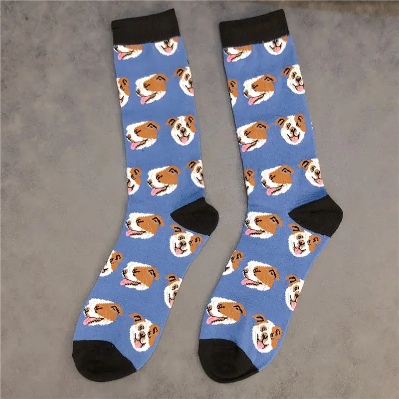 Adult Crew Cotton Socks Harrier ST Saint Bernard Sandpiper Big Head Dog Paws Claws Pet Doctor Home Love 2021 New Street Fashion