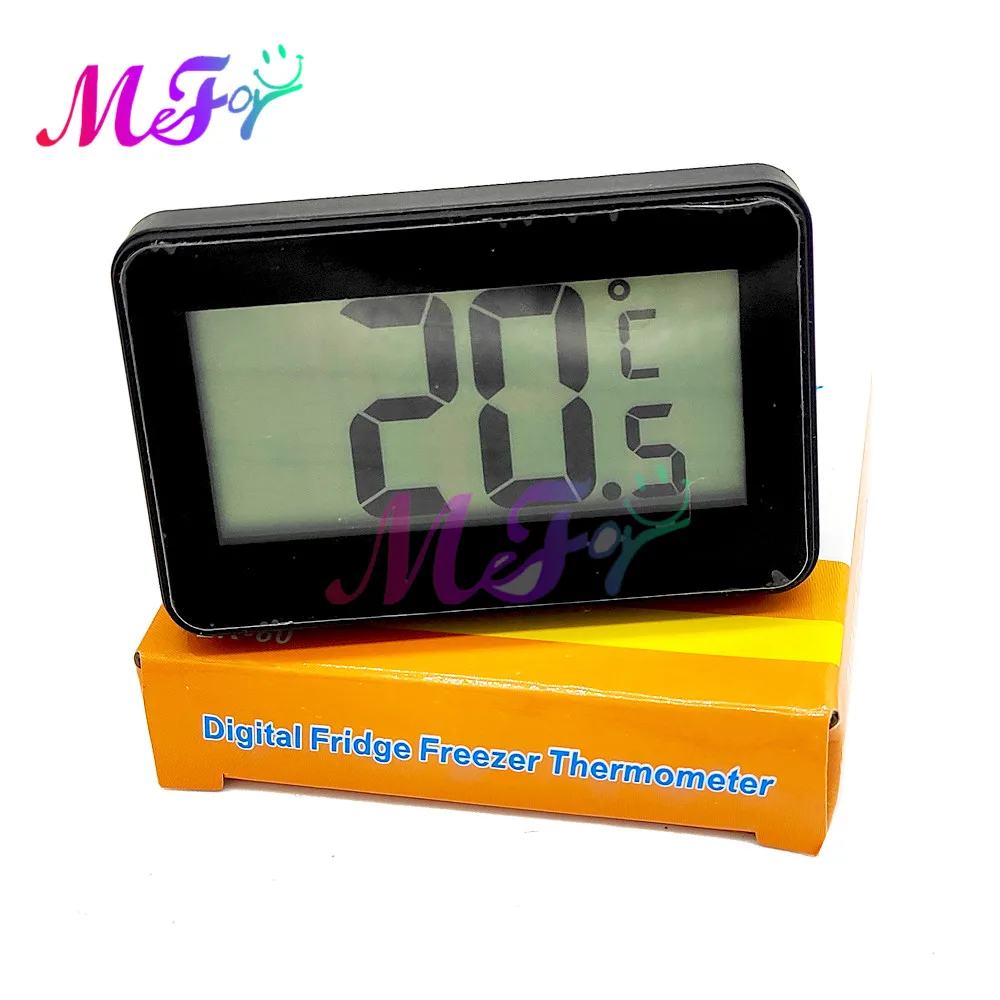 LCD Electronic Digital Temperature Meter Measurement Hang Or Stand Home Indoor Kitchen Refrigerator Thermometer C/F