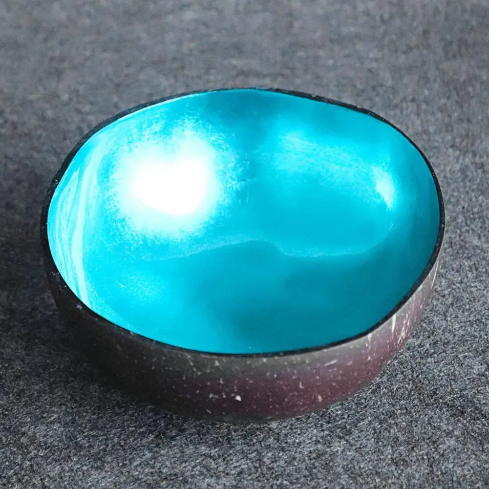 Food Container Compact Durable Coconut Shell Vintage Anti-Wear Painted Bowls for Restaurant - view 6