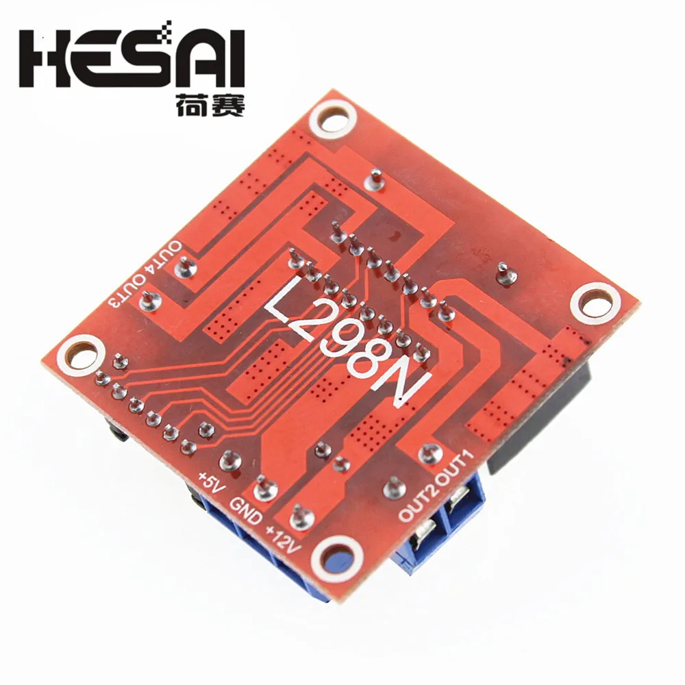 L298N Yeni Çift H Köprü DC Step Motor Sürücü Kontrol Kartı Modülü Arduino Diy Kiti için