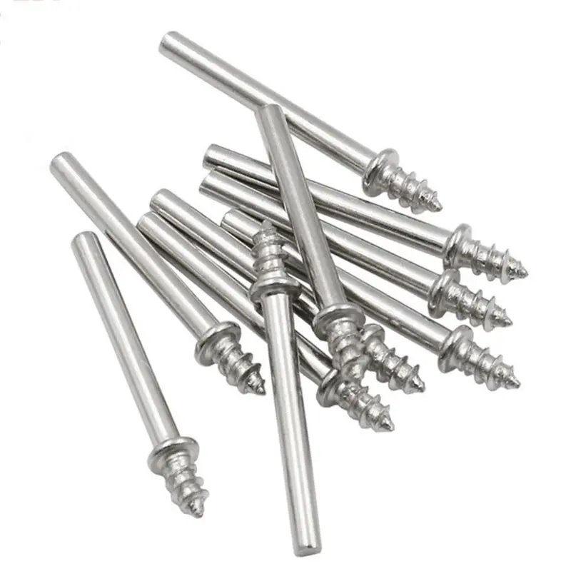 Dropship 10 Pcs Shank Screw Rotary Handle Mandrel Grinding Polishing Fit for Rotary Power Tool Accessories