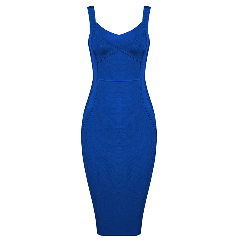 Hoge kwaliteit vrouwen mouwloze rayon bandage jurk celebrity elegante groen paars roze bodycon cocktail party dress vestidos