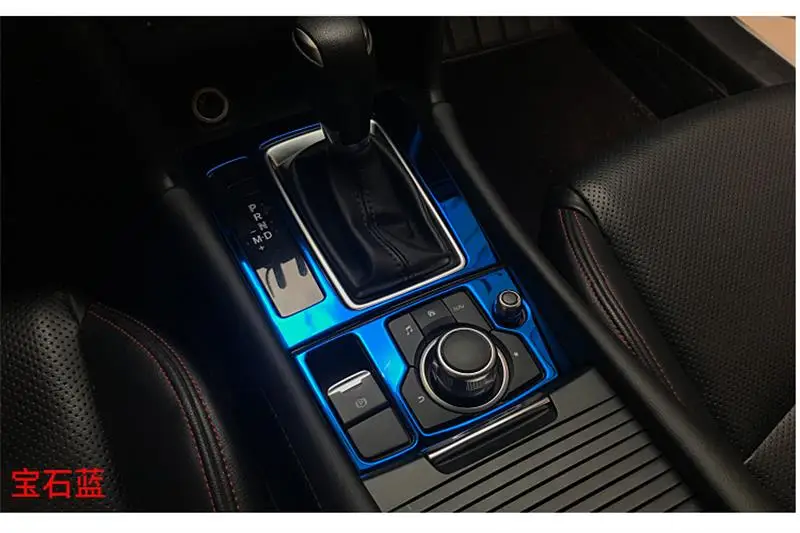 For Mazda 6 Atenza Mazda6 2019 2020 2021 Stainless Steel Window Switch Cover Trims Center Outlet Vent Frame Car Styling Sticker