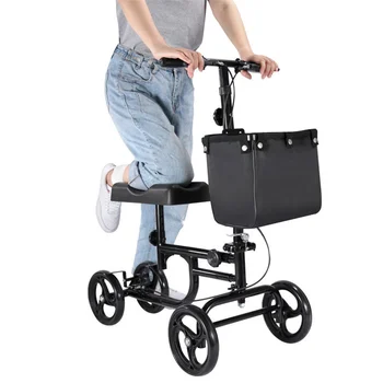 YC9225T Knee Walker Knee Scooter Knee Cycle Leg Walker Crutch Alternative Height Adjustment 94~91cm Load 120KG