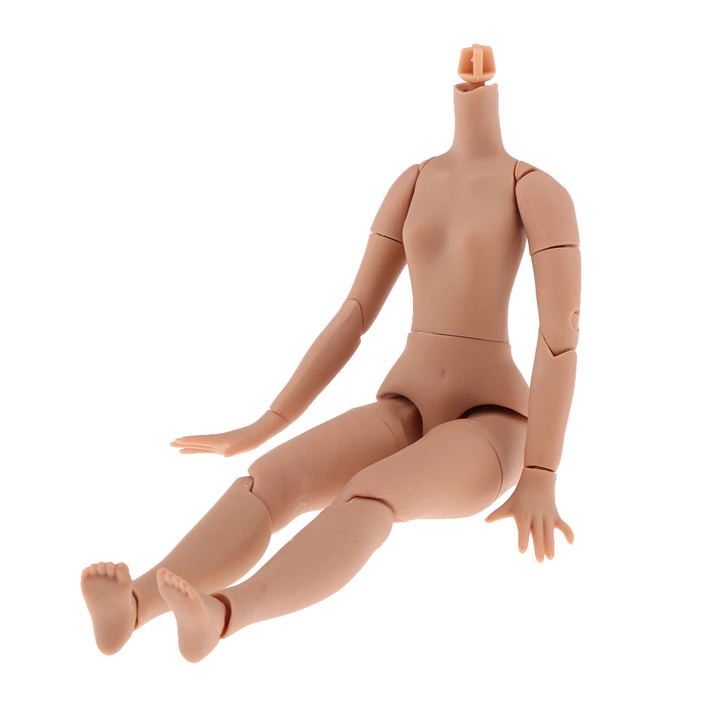 19-Jointed  Body Parts for 1/6 Neo Blythe Doll Custom Use Black Skin