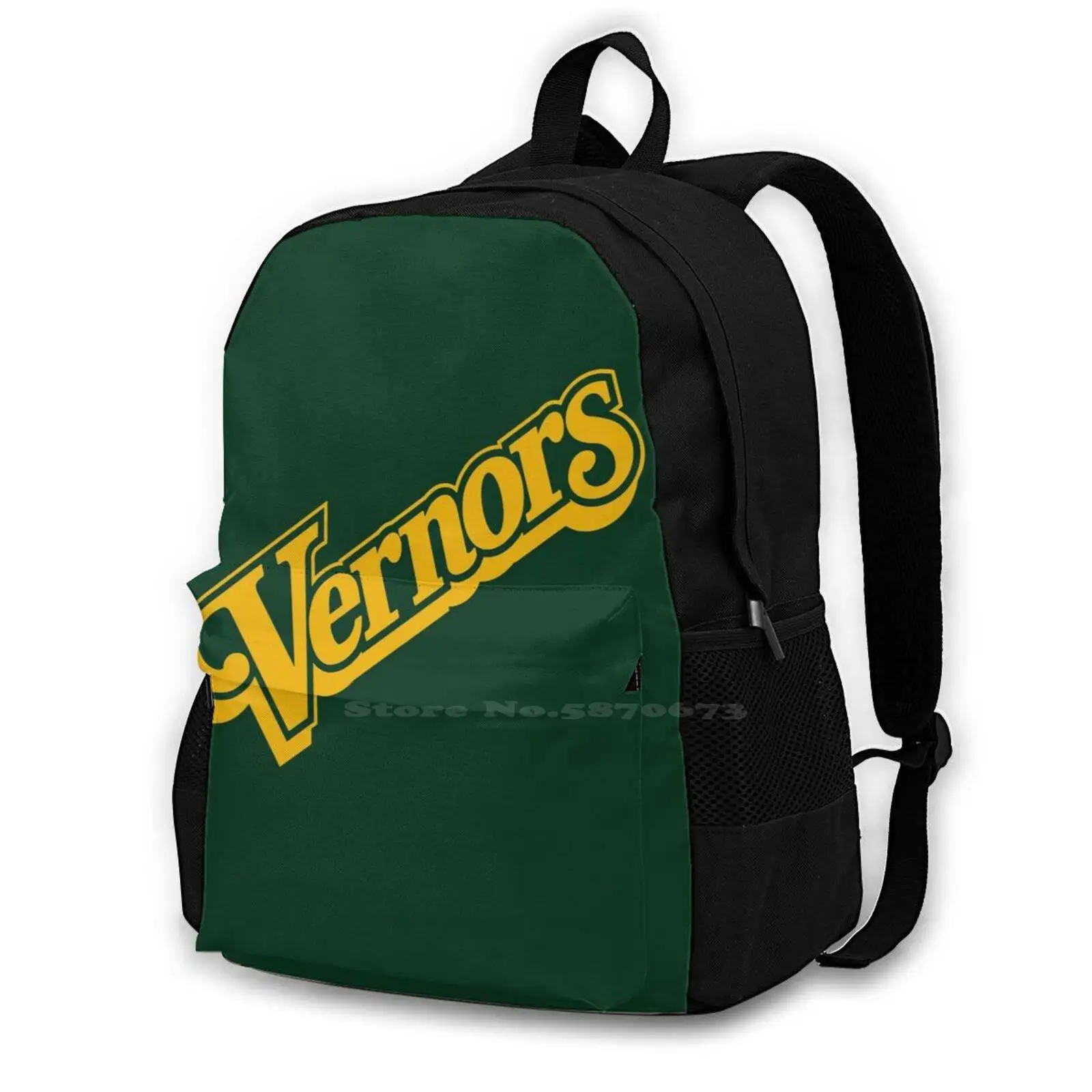 Vernors 7 School Bag Big Capacity Backpack Laptop Vernors Rolling Extra Pale Bud Light Ginger Ale Rootbeer Coke Cola Soda Pop