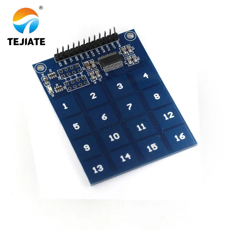 1PCS TEJIATE TTP223 Chip TTP224 TTP226 TTP229 Key Touch Sensor Module Capacitance Type DIY Kit Factory Industry Supply