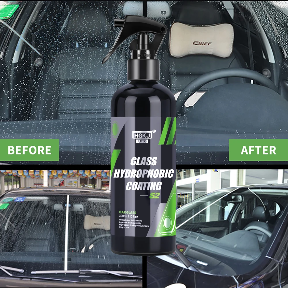 HGKJS2 Glass антидождь для авто Long Lasting Ceramic Windshield Nano Hydrophobic Protection Coating Self Clean Anti-rain for Car