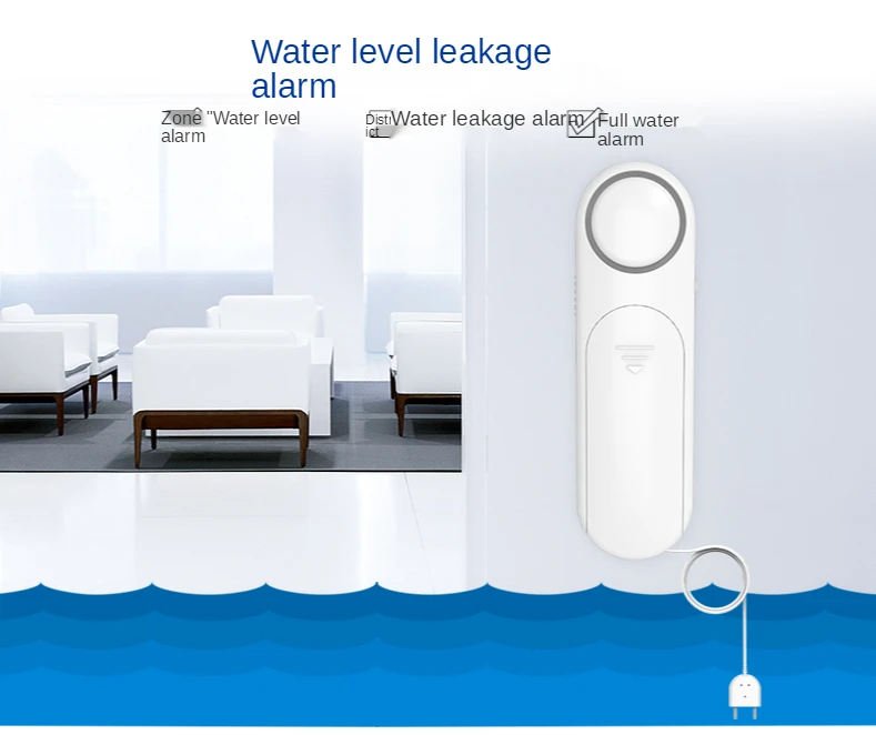 Water level alarm, flood detector, household pool, fish tank, overflow, leak, full water sensor