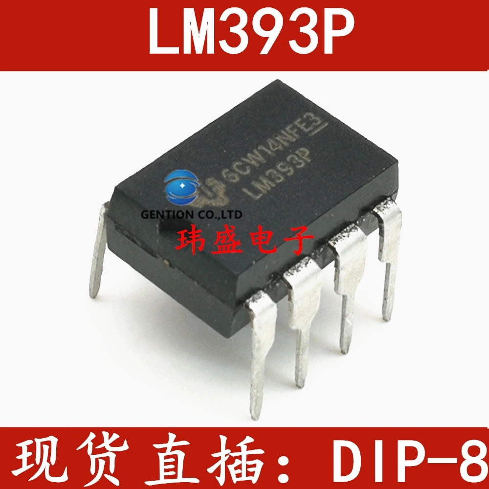 Chip IC LM393P DIP-8, 20 piezas, bajo Voltaje de potencia, LM393, en stock, 100%, nuevo y original