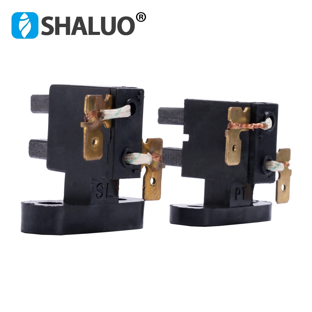 10pcs 4pcs 3kw 8kw Gasolina Generator Carbon Brush Holder Copper Carbon Electric Motor Regulator Brushes Generator Accessories