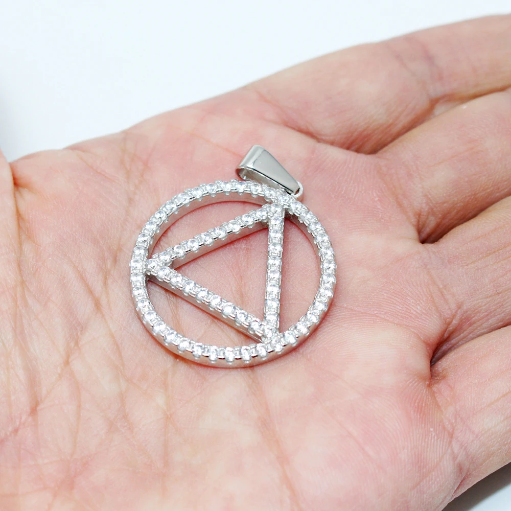 

Мужское ожерелье в стиле хип-хоп, серебро 925 пробы, цепочка из нержавеющей стали 24 дюйма