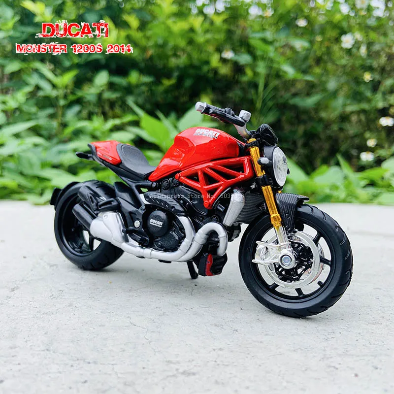 Maisto 1:18 16 styles Ducati Monster 1200S 2014 original authorized simulation alloy motorcycle model toy car gift collection