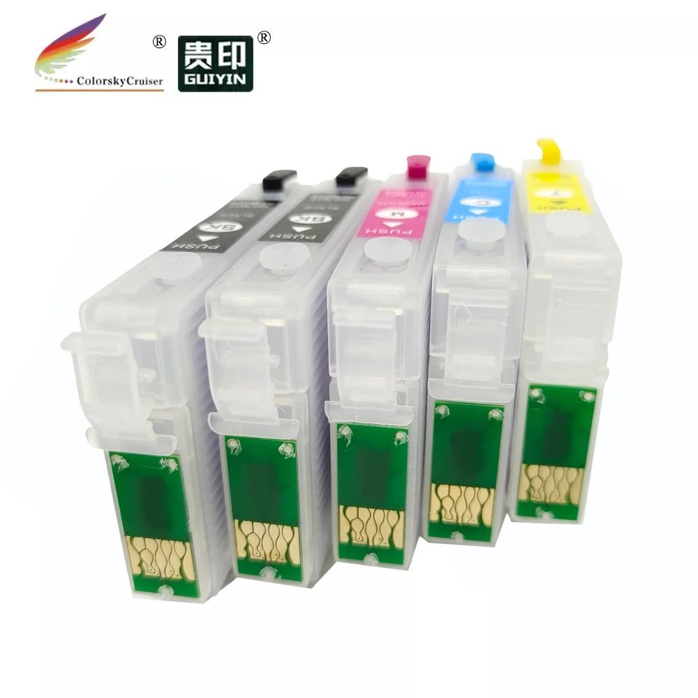 (RCE711H-714) refillable refill ink cartridge for Epson T0711 T0711 T0712 T0713 T0714 SX510W SX515W SX600FW SX610F