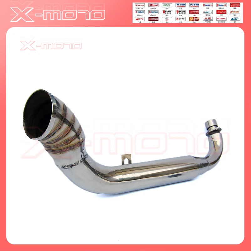 Motorcycle Custom Stainless Steel Turn Out Muffler Exhaust for 50cc 70cc 110cc Monkey Bike Z50 Dax Motorcycle Muffler Exhaust