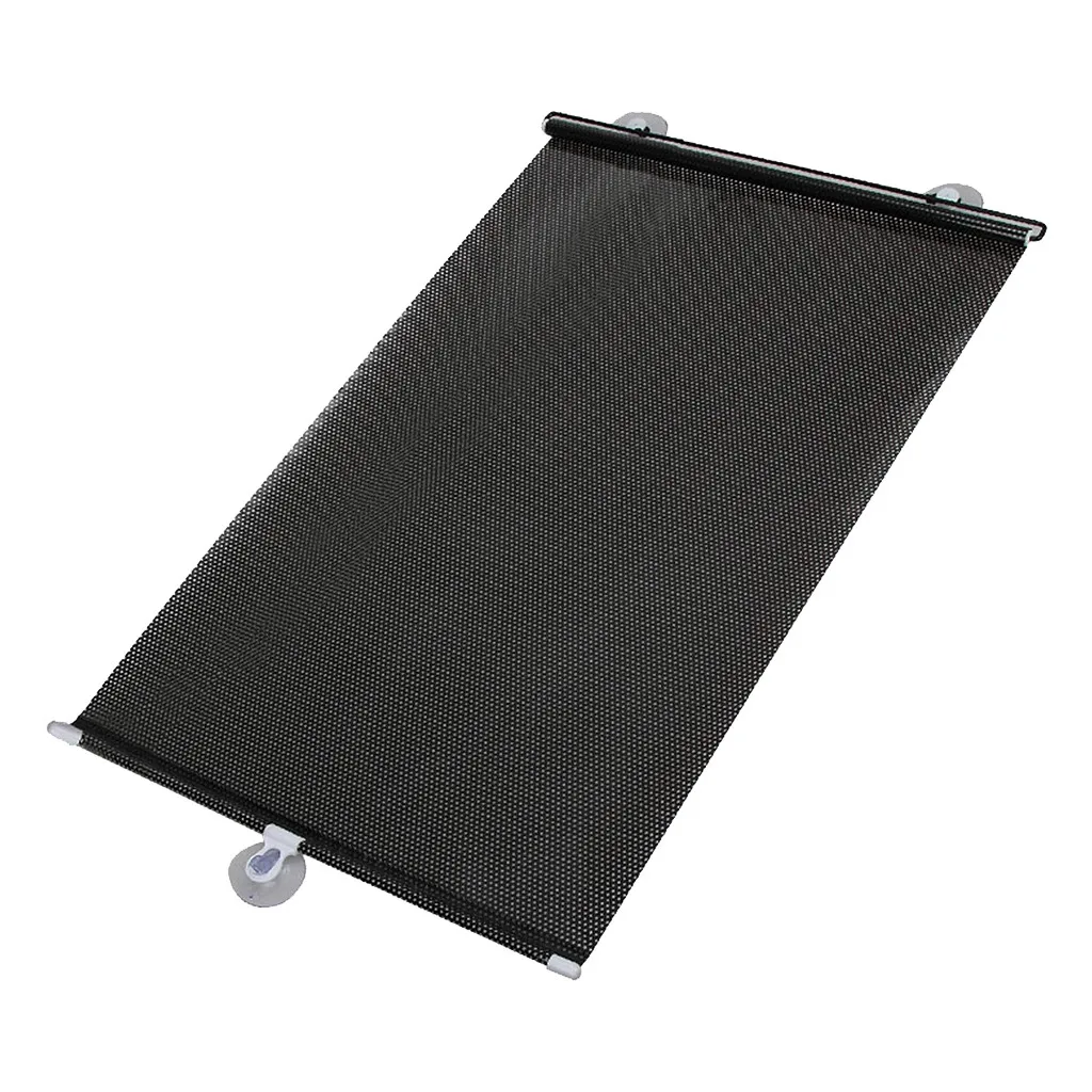 Blackout Curtain Suction Cup Mesh Shade Curtain for Car Removable Window Sun Shade Shield Roller Blinds on the Car Windows