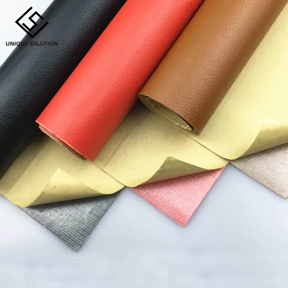 Self Adhesive PU synthetic leather Fabric , Faux Leather Fabric for Sewing, PU artificial leather for DIY bag material 21*30cm