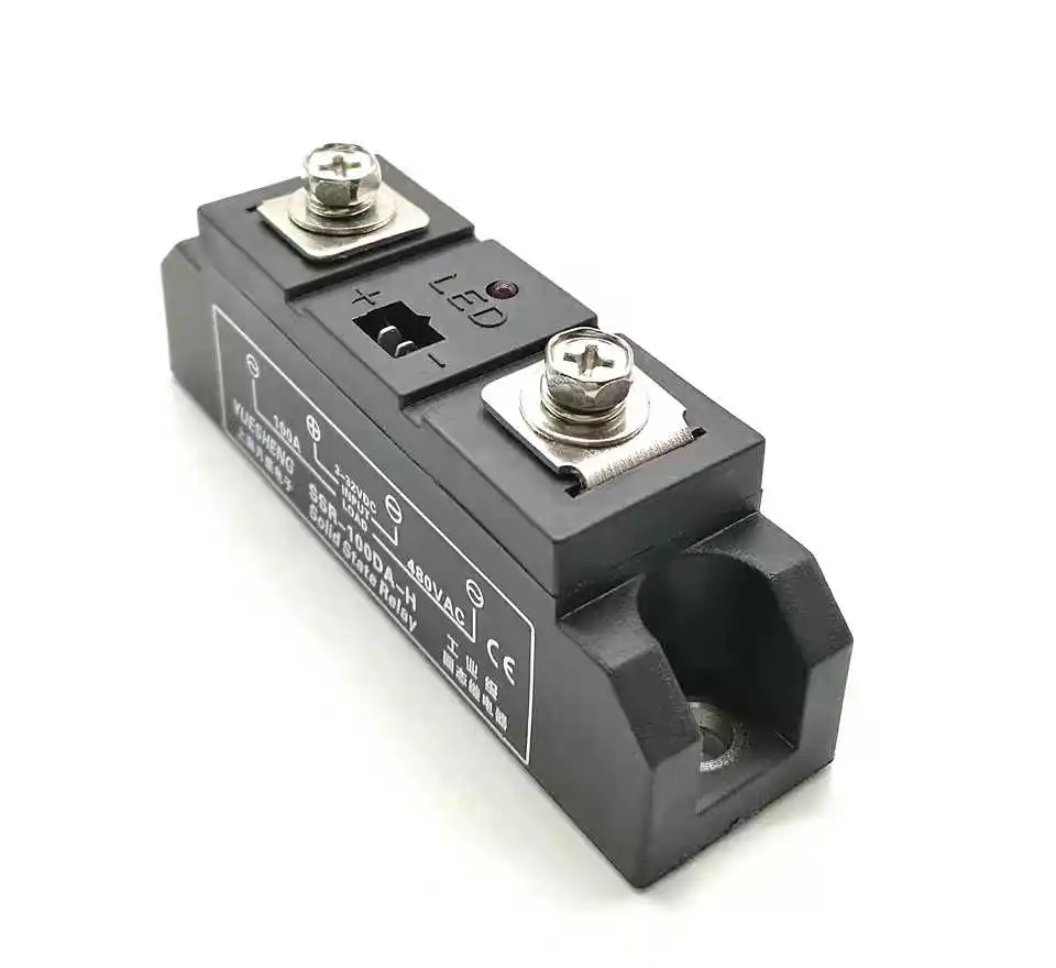 مرحلة واحدة الصناعية الصف الحالة الصلبة تتابع تيار مستمر التحكم التيار المتناوب SSR-120DA-H الاتصال التتابع 150A