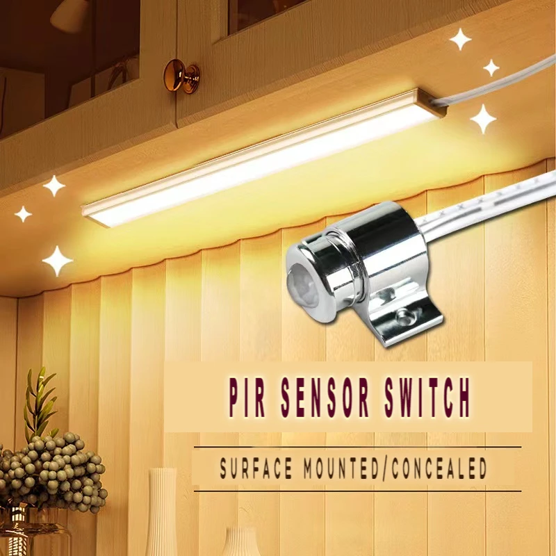 Intelligente LED-Beleuchtung für Smart Homes mit Sensor, DC12V 24V, Infrarot-PIR-Bewegungsmelder, automatischer Sensorschalter – Detail 3