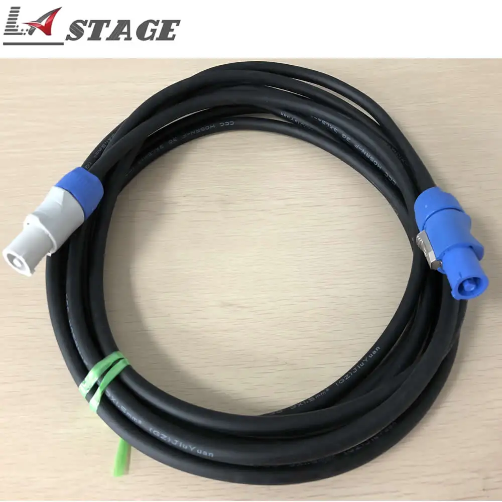 1M-10M Pro Dj Stage Light Powercon In and Out Extend Cable Lock Connector 230W Power Con Extension Cable