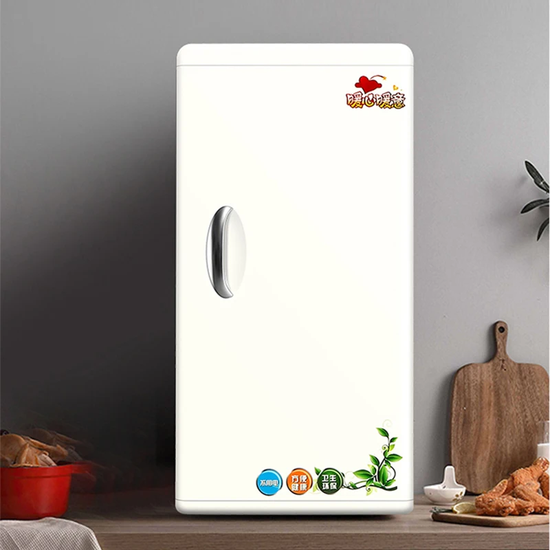 Lemari penyimpanan dapur rumah tangga 36L, lemari penyimpan makanan berkapasitas besar tanpa lemari penyimpan makanan listrik, sayuran hangat