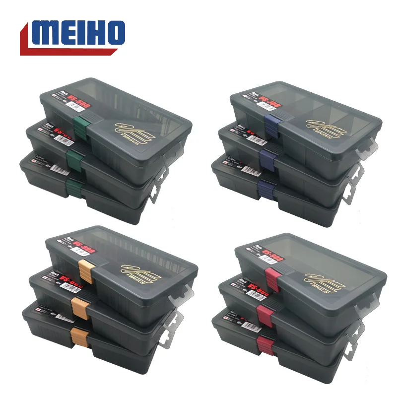 

Premium Original Japan MEIHO Bait Box Can Be Superimposed Soft Bait Box Fishing Tackle Box Lure Bait Storage Boxes Plastic Case