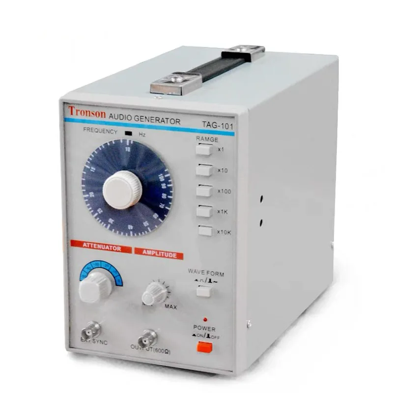 AC 100-240 V TAG-101 Generator sygnału audio niskiej częstotliwości Źródło sygnału 10 Hz-1 MHz